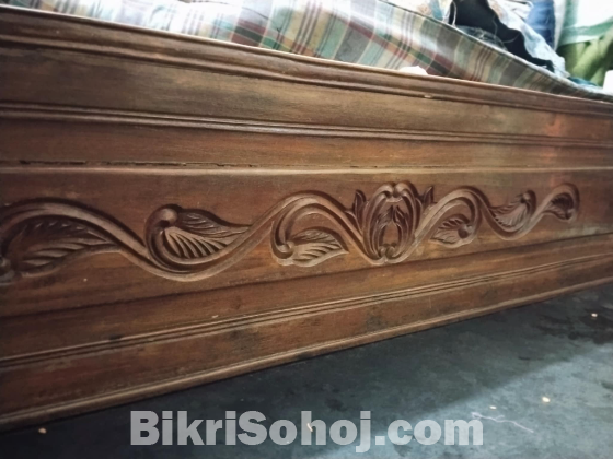 সেগুন কাঠ এর খাট